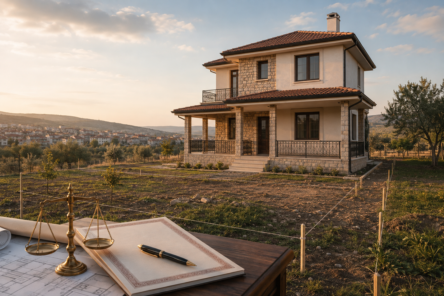 Miras kalan arsaya yapılan ev ve muhdesatın aidiyetinin tespiti davası